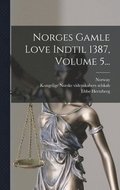 Norges Gamle Love Indtil 1387, Volume 5...