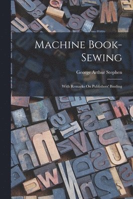 Machine Book-sewing