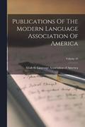 Publications Of The Modern Language Association Of America; Volume 33