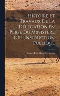 Histoire et Travaux de la Dlgation en Perse du Ministre de l'Instruction Publique
