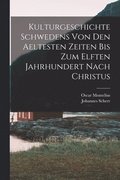 Kulturgeschichte Schwedens von den aeltesten Zeiten bis zum elften Jahrhundert nach Christus