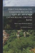 Civilproze des gemeinen Rechts in geschichtlicher Entwicklung. Dritter Band