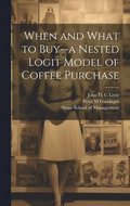 When and What to Buy--a Nested Logit Model of Coffee Purchase