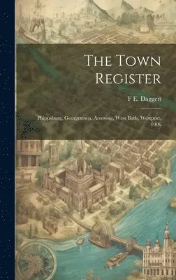 F E Daggett - Town Register, Inbunden. Tillgänglighet: Lägg i varukorg