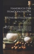 Handbuch der hom�opathischen Arzneimittellehre