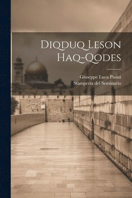 Giuseppe Luca Pasini, Stamperia Del Seminario (Padua) - Diqduq Leson Haq-qodes, Häftad