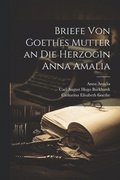 Briefe Von Goethes Mutter an Die Herzogin Anna Amalia