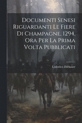 Lodovico Zdekauer - Documenti Senesi Riguardanti Le Fiere Di Champagne, 1294, Ora Per La Prima Volta Pubblicati, Häftad. Tillgänglighet: Lägg i varukorg
