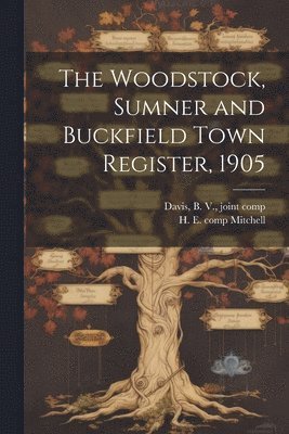 H E 1877- Comp Mitchell, B Davis - Woodstock, Sumner and Buckfield Town Register, 1905, Häftad
