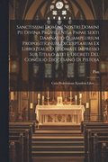 Sanctissimi Domini Nostri Domini Pii Divina Providentia Papae Sexti Damnatio Quamplurium Propositionum Excerptarum Ex Libro Italico Idiomate Impresso Sub Titulo Atti E Decreti Del Concilio Diocesano