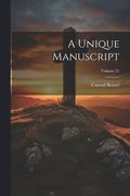 A Unique Manuscript; Volume 21