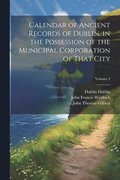 Calendar of Ancient Records of Dublin, in the Possession of the Municipal Corporation of That City; Volume 2