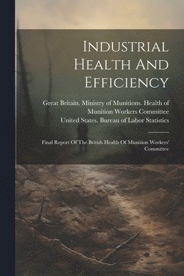 Great Britain Ministry of Munitions, United States Bureau of Labor Statisti - Industrial Health And Efficiency, Häftad