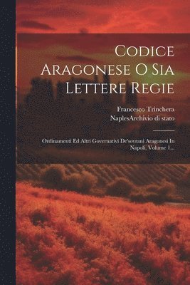 Francesco Trinchera, Naples (Italy Province) Archivio D - Codice Aragonese O Sia Lettere Regie, Häftad