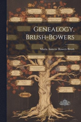 Maria Annette Bowers Brush - Genealogy, Brush-Bowers, Häftad