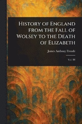 James Anthony Froude - History of England From the Fall of Wolsey to the Death of Elizabeth, Häftad
