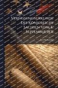 Verfassungsurkunde Des Königreichs Sachsen Vom 4. September 1831