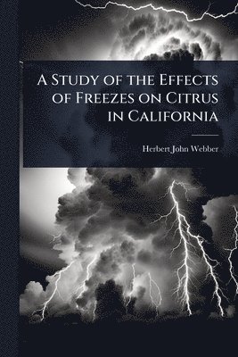 Herbert John Webber - Study of the Effects of Freezes on Citrus in California, Häftad