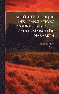 Vincenzo Murri, Pages - AbrÃ(c)gÃ(c) Historique Des Translations Prodigieuses De La Sainte Maison De Nazareth, Inbunden