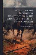 Study of the Lecompton Constitution in the Senate of the Thirty-Fifth Congress