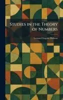 Leonard Eugene Dickson - Studies in the Theory of Numbers, Inbunden. Tillgänglighet: Lägg i varukorg