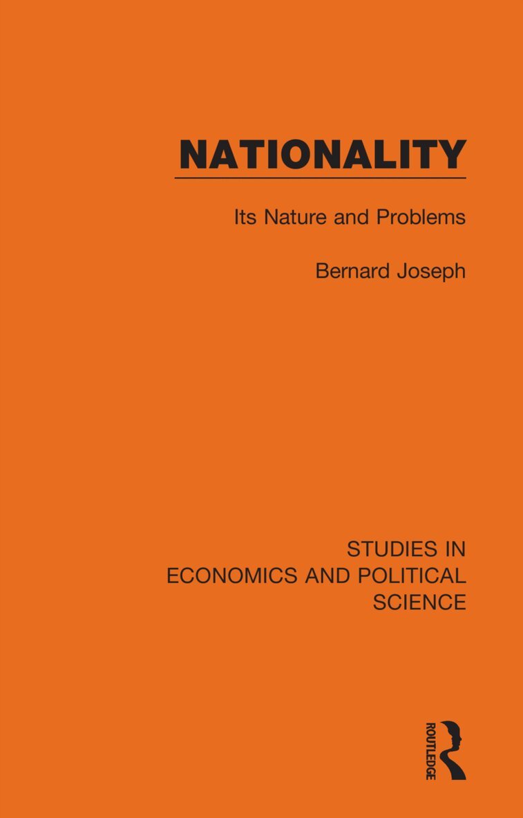 Bernard Joseph - Nationality, Inbunden
