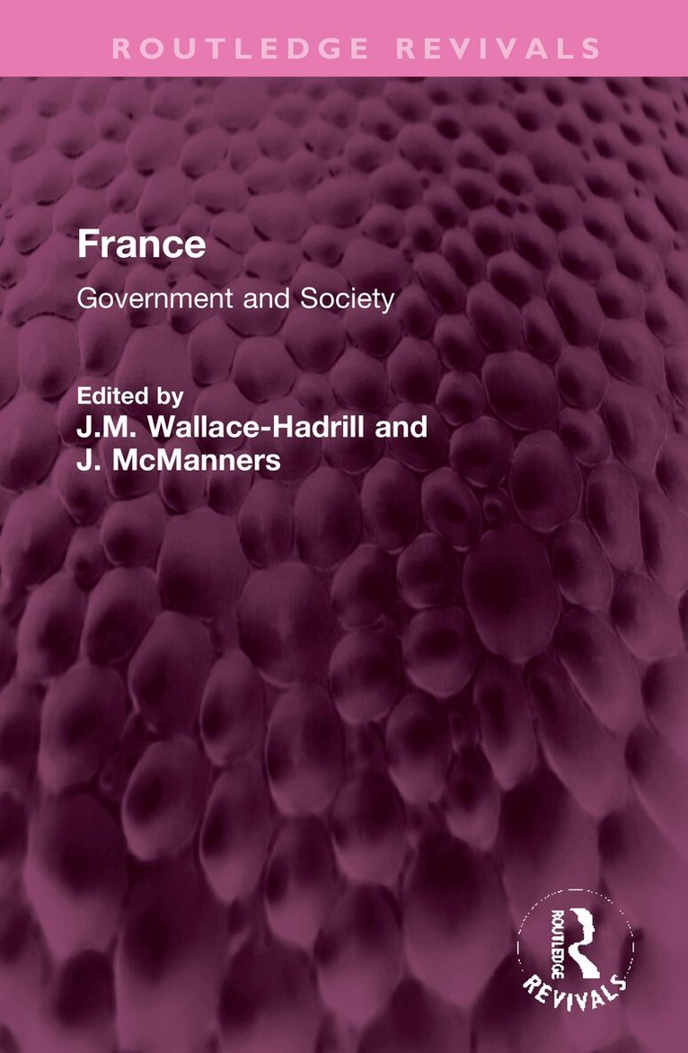 J.M. Wallace-Hadrill, J. McManners - France, Inbunden