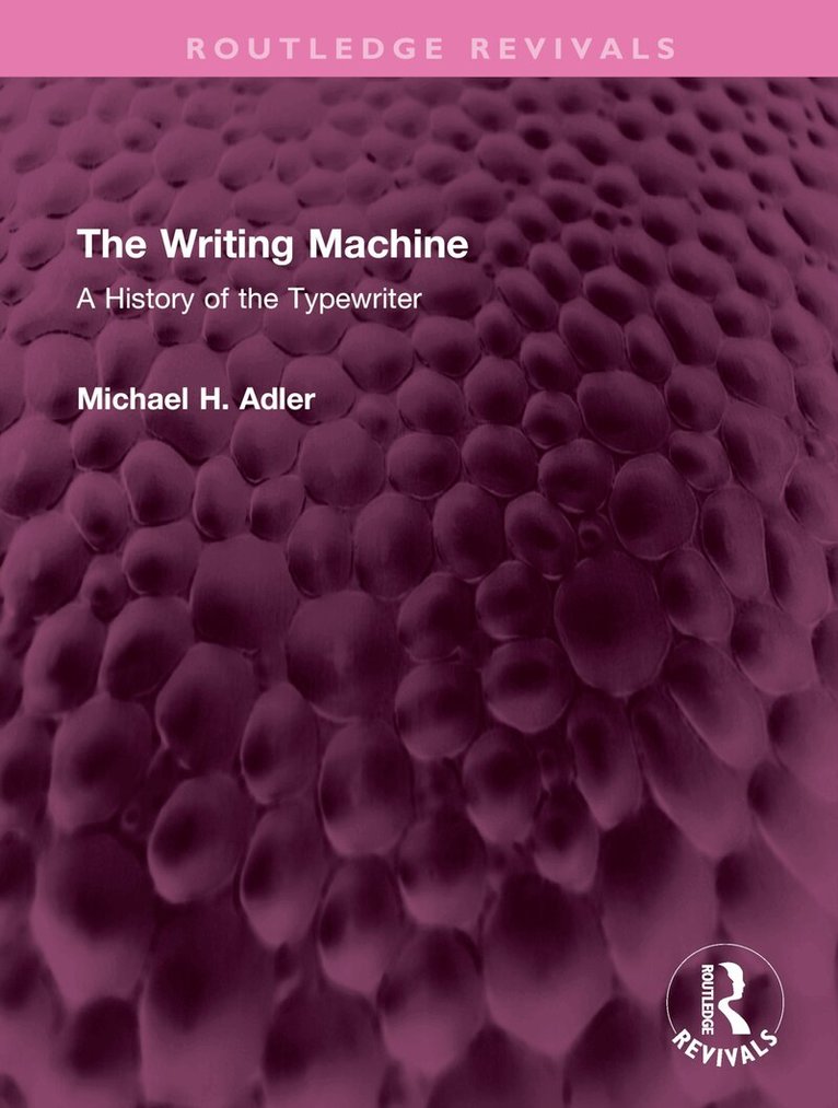 Michael H. Adler - Writing Machine, Inbunden. Tillgänglighet: Lägg i varukorg