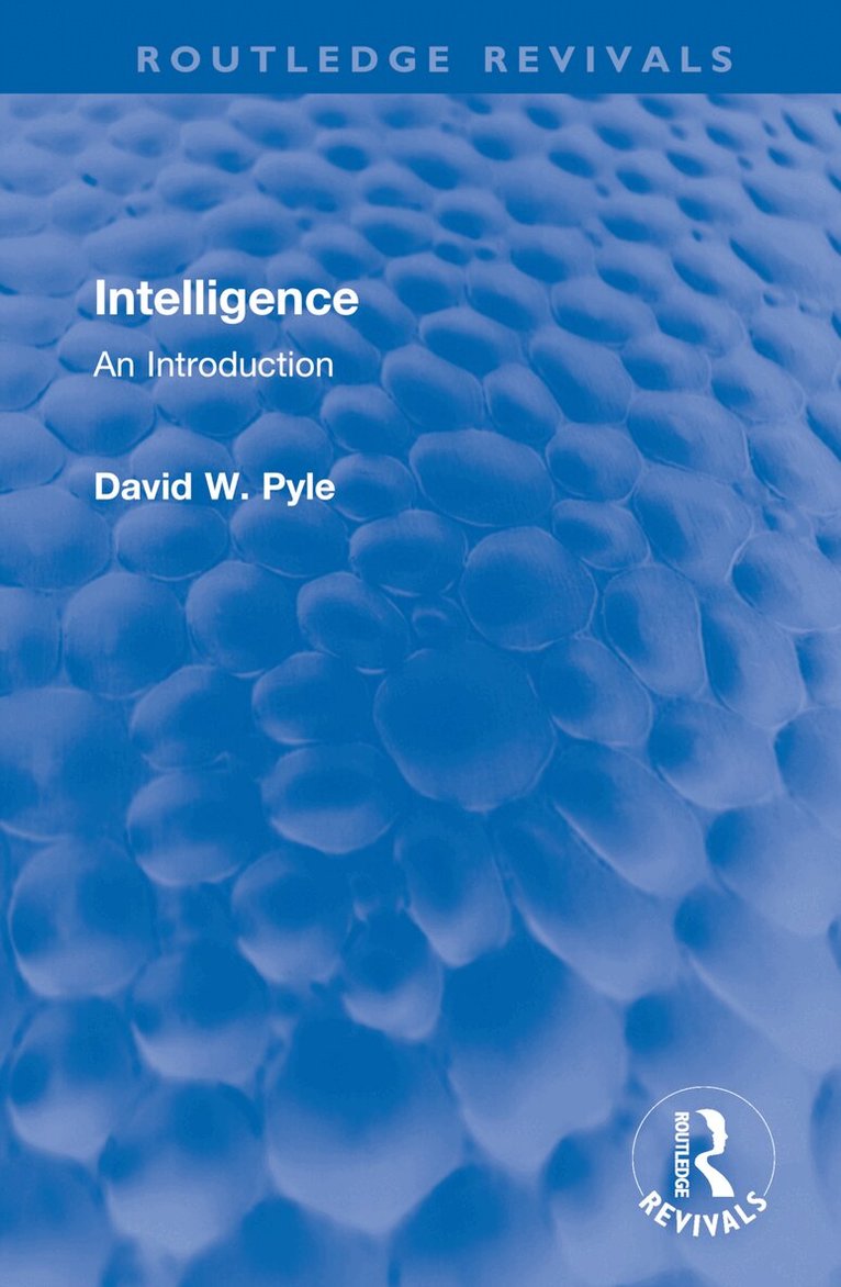 David W. Pyle - Intelligence, Inbunden