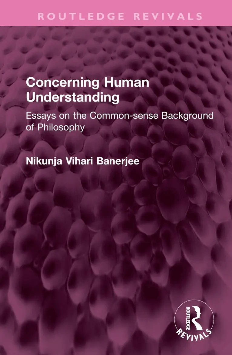Nikunja Vihari Banerjee - Concerning Human Understanding, Inbunden. Tillgänglighet: Lägg i varukorg