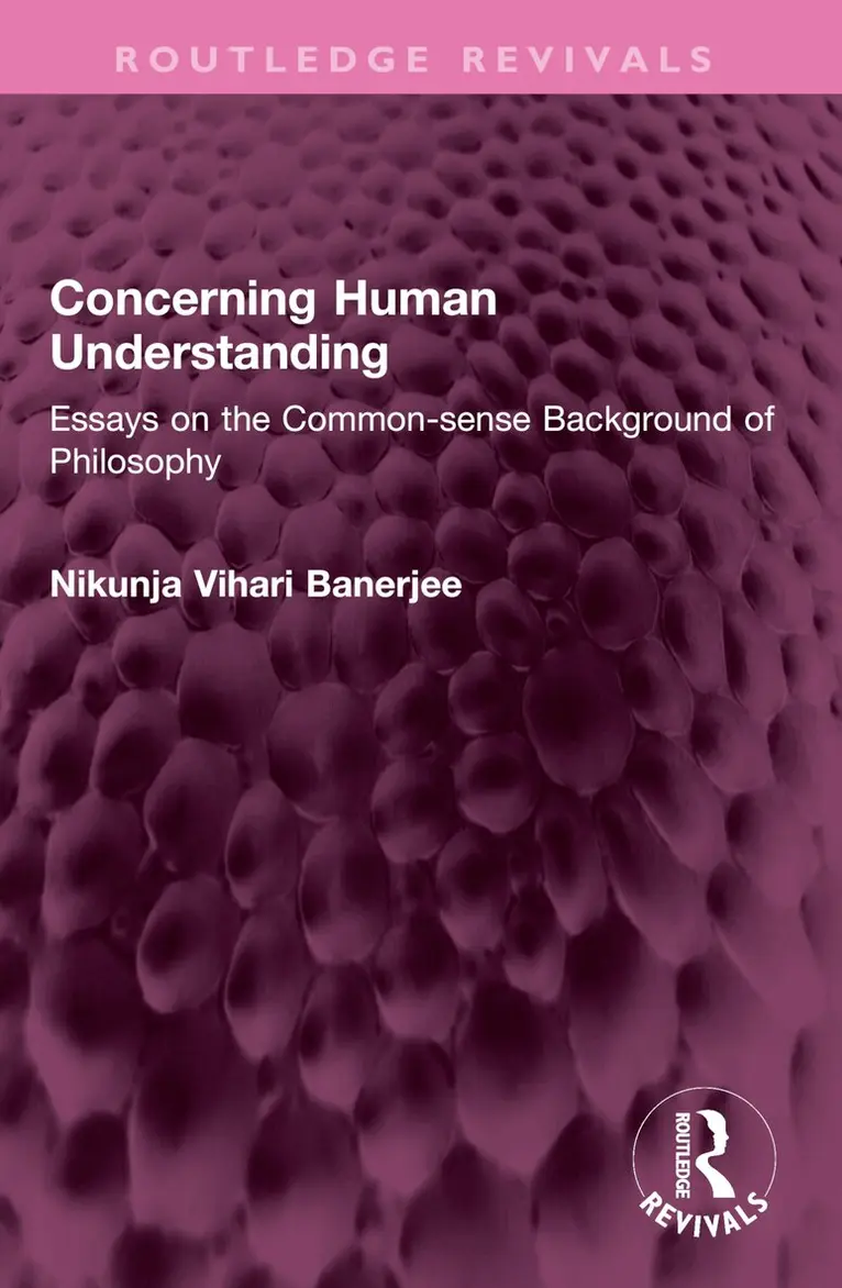 Nikunja Vihari Banerjee - Concerning Human Understanding, Häftad. Tillgänglighet: Lägg i varukorg