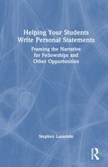 Helping Your Students Write Personal Statements