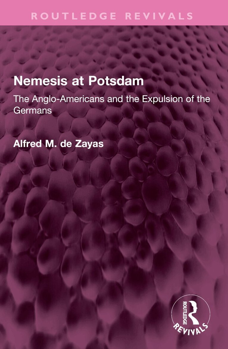 Alfred M. de Zayas - Nemesis at Potsdam, Häftad. Tillgänglighet: Lägg i varukorg