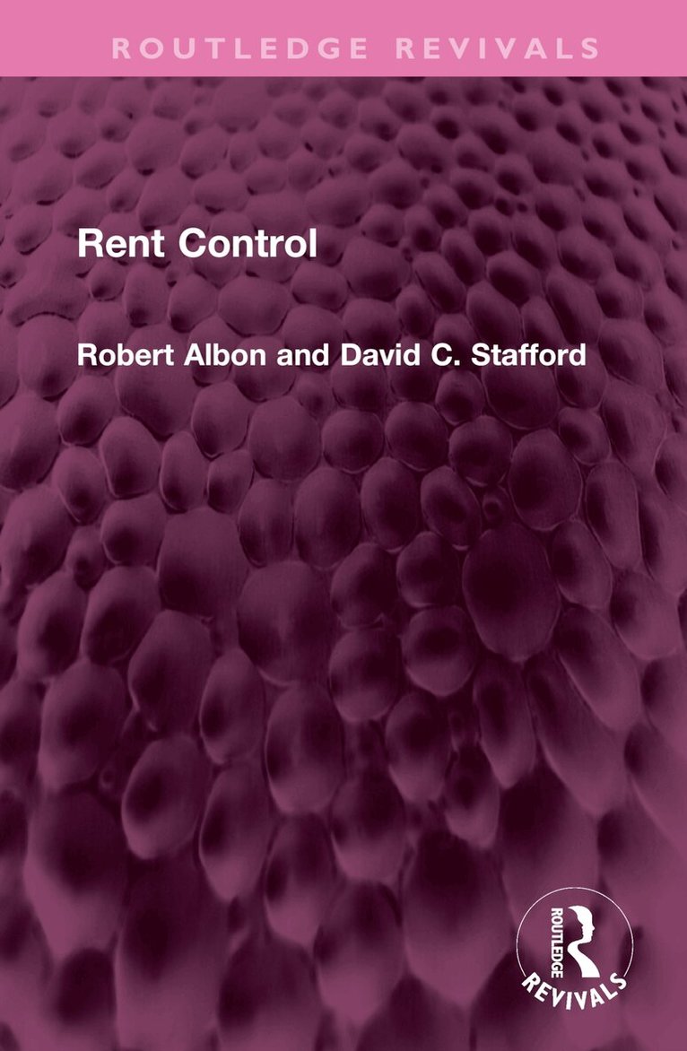 Robert Albon, David C. Stafford - Rent Control, Inbunden. Tillgänglighet: Lägg i varukorg