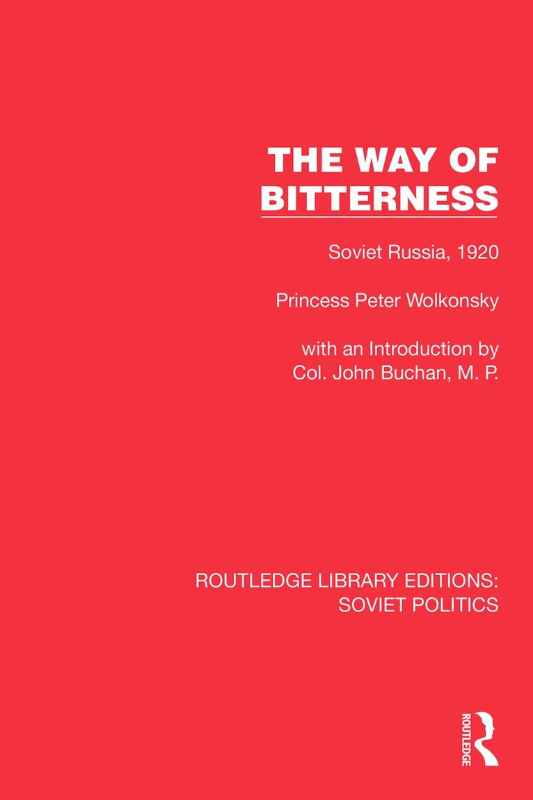 Princess Peter Wolkonsky - Way of Bitterness, Häftad