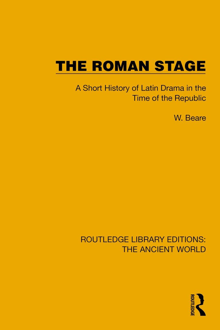 W. Beare - Roman Stage, Inbunden. Tillgänglighet: Lägg i varukorg