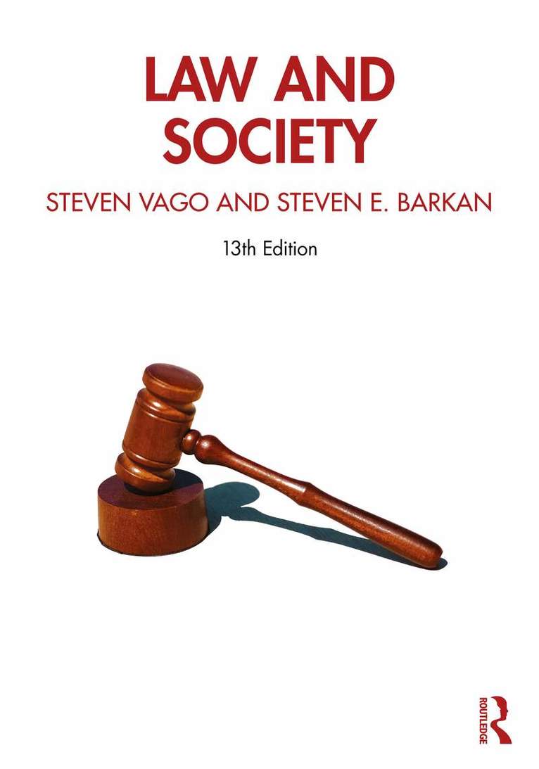 Steven Vago, Steven E. Barkan - Law and Society, Häftad