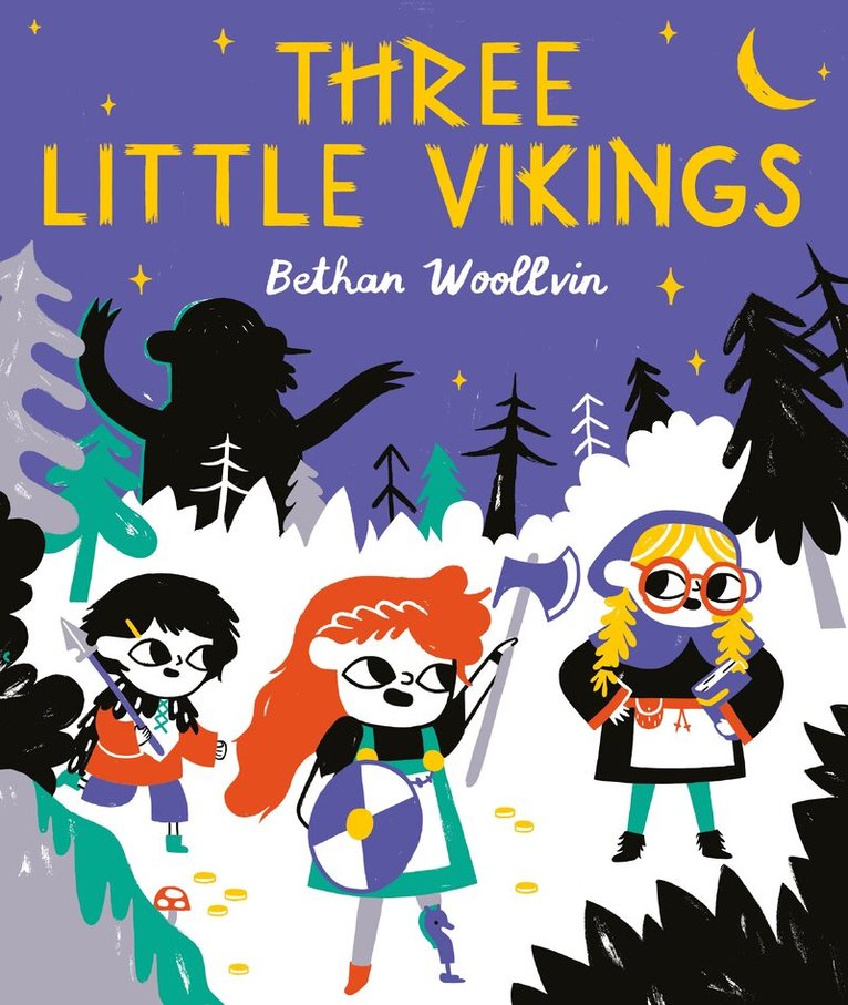 Bethan Woollvin - Three Little Vikings, E-bok