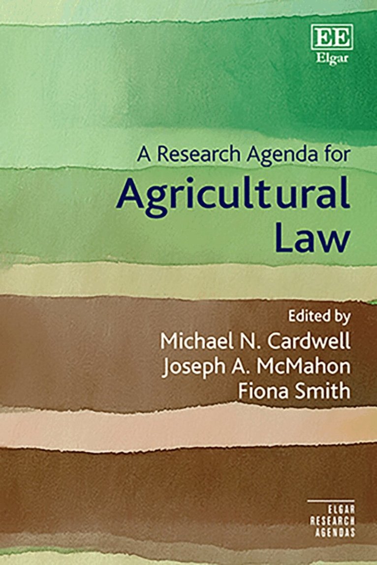 Michael N. Cardwell, Joseph A. McMahon, Fiona Smith - Research Agenda for Agricultural Law, Inbunden. Tillgänglighet: Lägg i varukorg