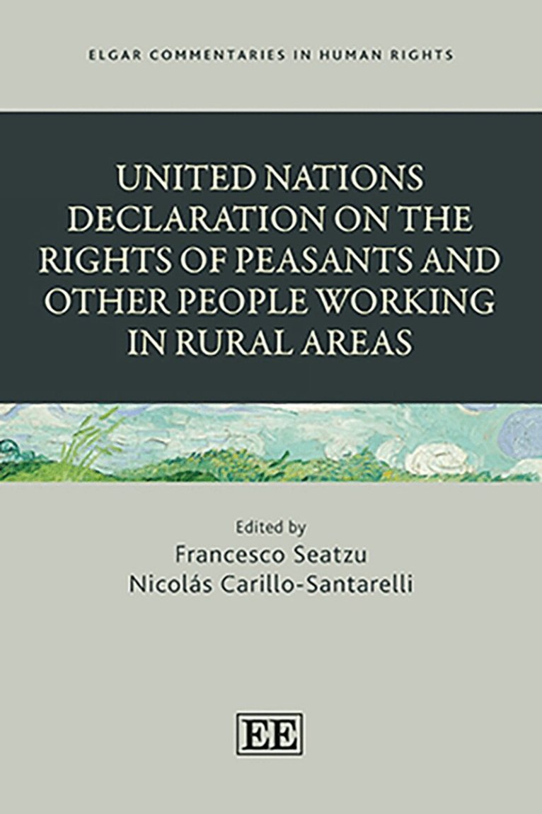Francesco Seatzu, Nicolás Carillo-Santarelli - United Nations Declaration on the Rights of Peasants and Other People Working in Rural Areas, Inbunden. Tillgänglighet: Kommande