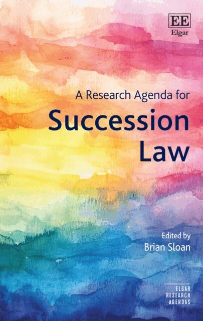 Brian Sloan - Research Agenda for Succession Law, E-bok