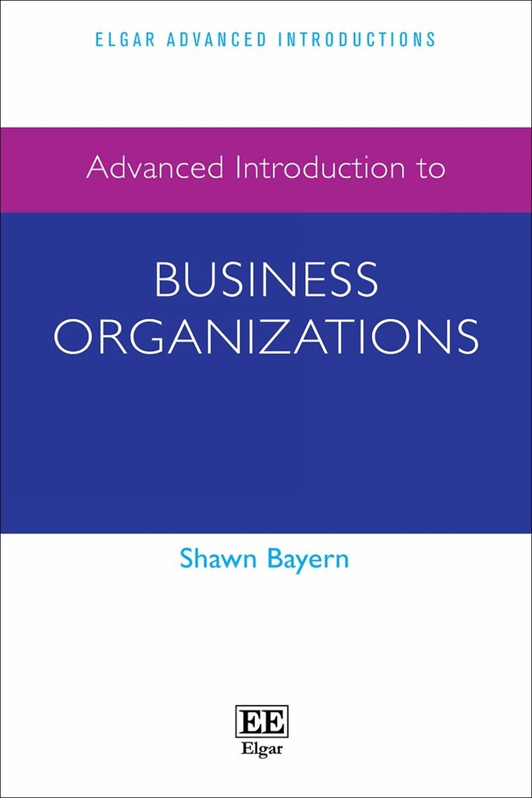 Shawn Bayern - Advanced Introduction to Business Organizations, Inbunden. Tillgänglighet: Lägg i varukorg