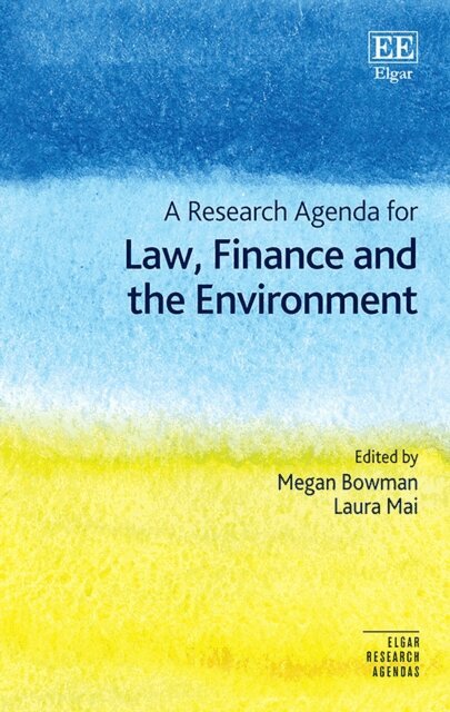 Laura Mai, Megan Bowman - Research Agenda for Law, Finance and the Environment, E-bok
