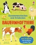 Zusammenstecken und Entdecken: Bauernhoftiere