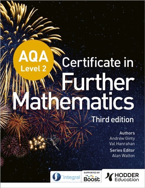 David Pritchard, Val Hanrahan, Andrew Ginty - AQA Level 2 Certificate in Further Mathematics (3rd edition), E-bok