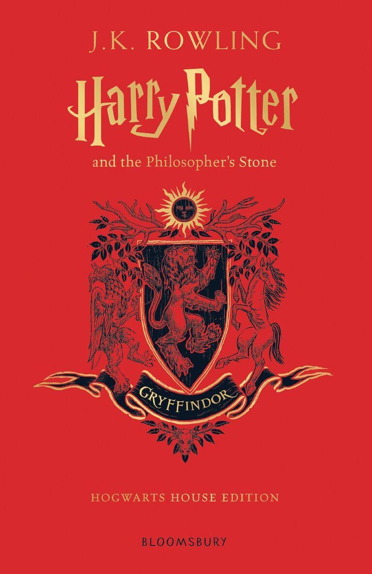 J.K. Rowling - Harry Potter and the Philosopher's Stone – Gryffindor Hogwarts House Edition, Inbunden