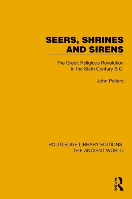 John Pollard - Seers, Shrines and Sirens, E-bok