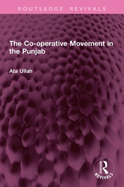 Ata Ullah - Co-operative Movement in the Punjab, E-bok