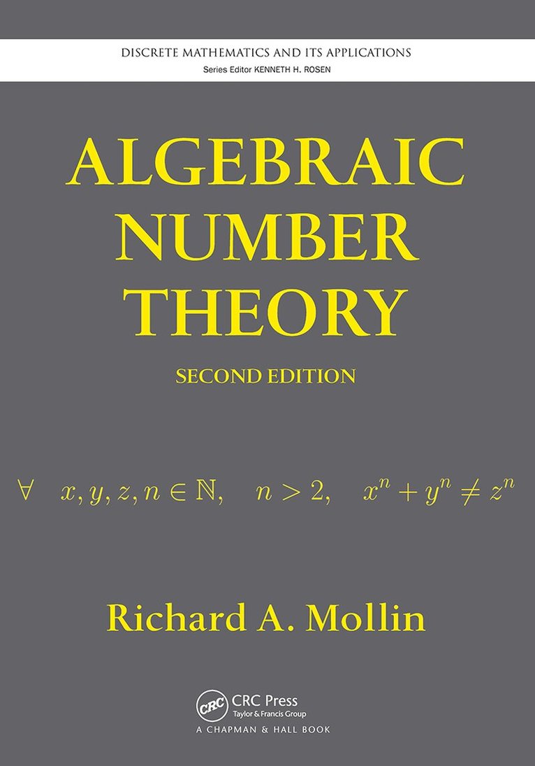Richard A. Mollin - Algebraic Number Theory, E-bok