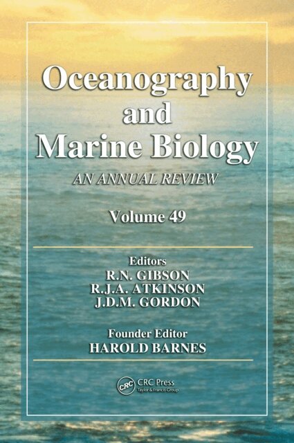 J. D. M. Gordon, R. J. A. Atkinson, R. N. Gibson - Oceanography and Marine Biology, E-bok